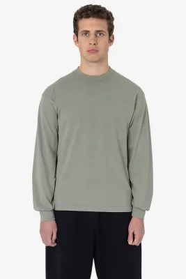 1406GD - L/S Garment Dye Mockneck 7.5oz