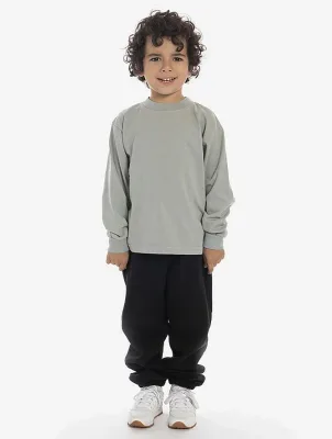 18107GD - Kids 6.5oz L/S Grmnt Dye Tee