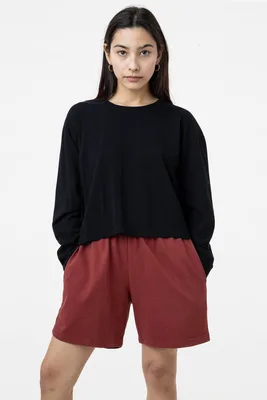1839GD - L/S Garment Dye Cropped T