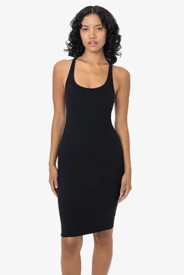 3386GD - Hvy Spdx Rib Racerback Dress