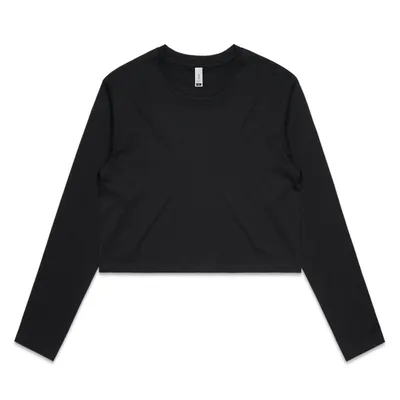 4058 - Women's Crop L/S Tee