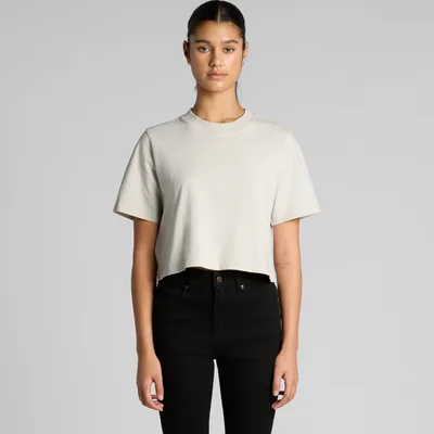 4089 - Women's Heavy Faded Crop Tee