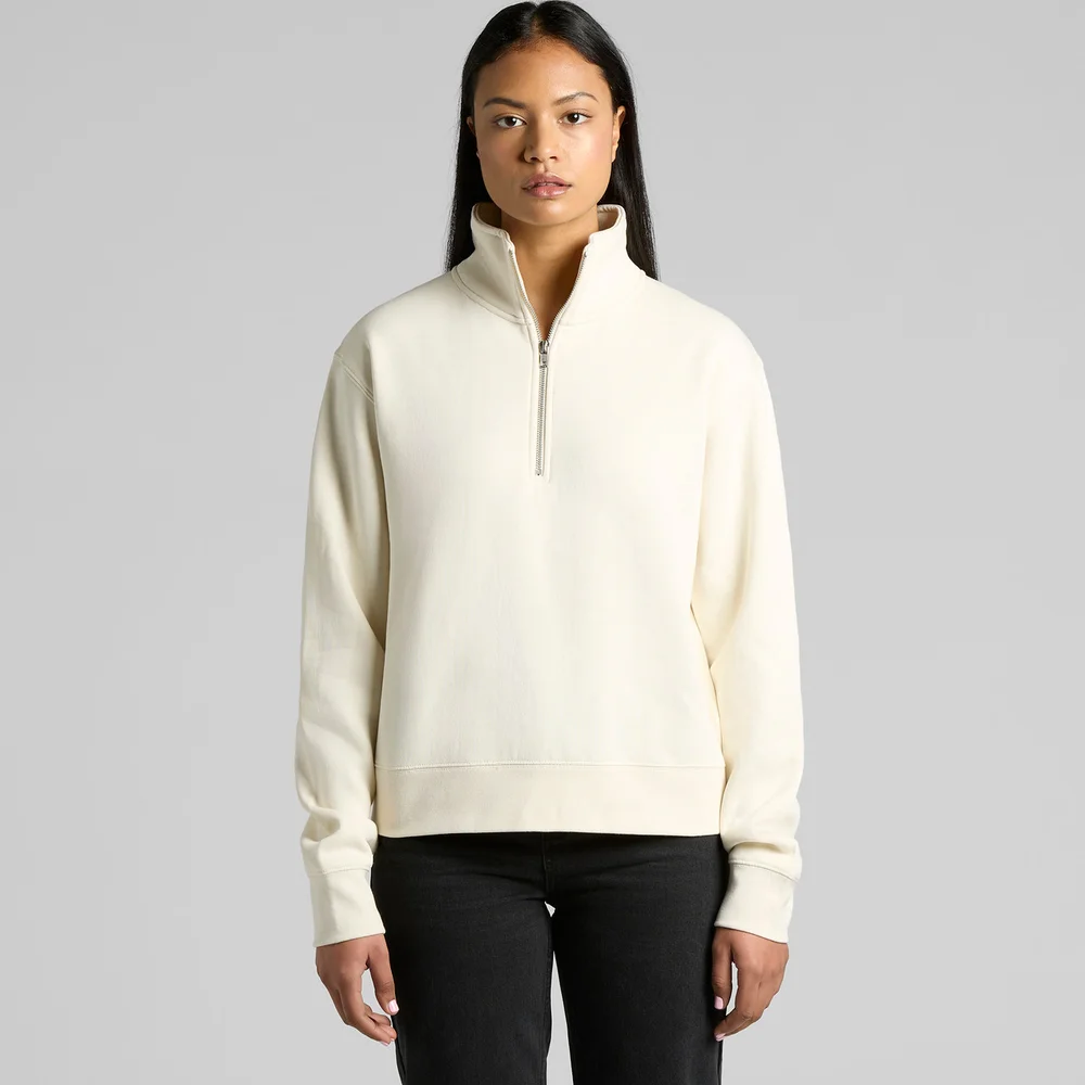 4125 - Women's Stencil Half Zip Crew