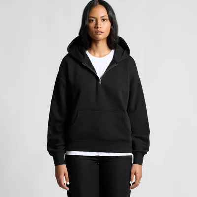 4164 - Women's Relax Half Zip Hood