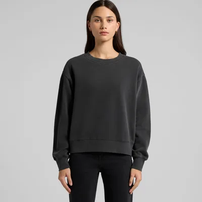 4165 - Women's Relax Faded Crew