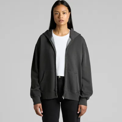 4170 - Women's Relax Faded Zip Hood