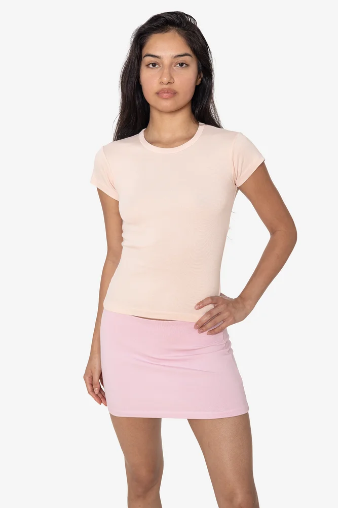 43021GD - GRMNT DYE CAP SLEEVE BABY TEE