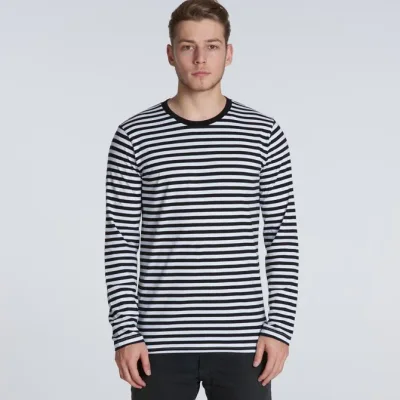 5031 - Match Stripe LS Tee