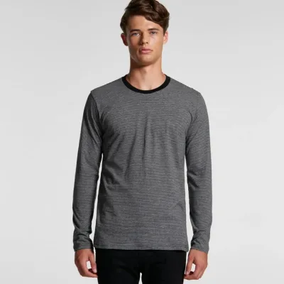 5043 - Men's Line Stripe L/S Tee