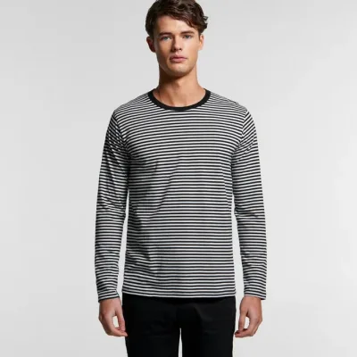 5061 - Men's Bowery Stripe L/S Tee