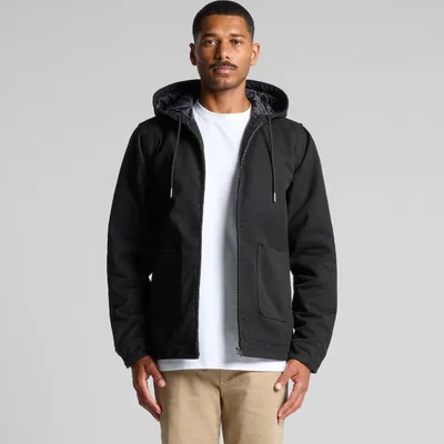 5529 - Canvas Hooded Jacket