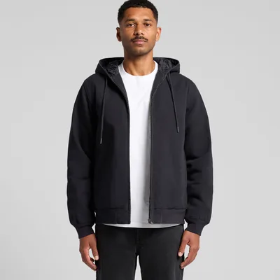 5532 - Canvas Bomber Hood Jacket