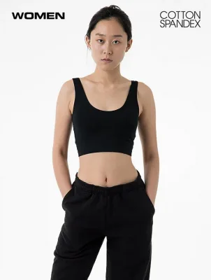 8383 - Ctn Spndx TankCrop Top