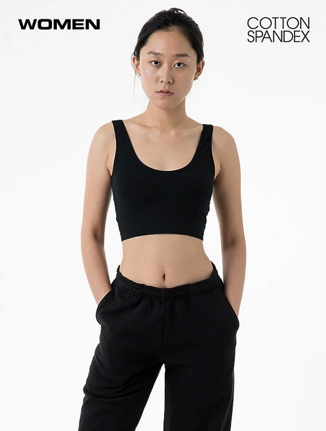 8383 - Ctn Spndx TankCrop Top