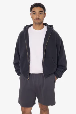 ALP10GD - Thermal Lined Crop Zip Hoodie
