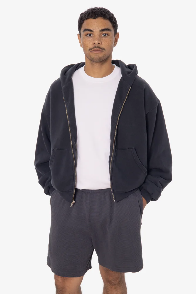 ALP10GD - Thermal Lined Crop Zip Hoodie