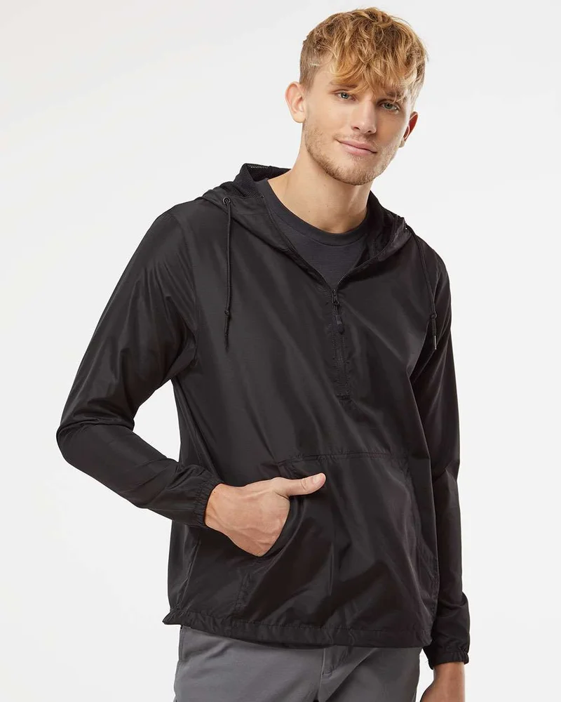 EXP54LWP - Unisex Lightweight Quarter-Zip Windbreaker Pullover Jacket