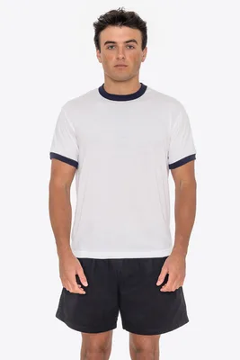FF410 - Mens Poly Cotton Ringer