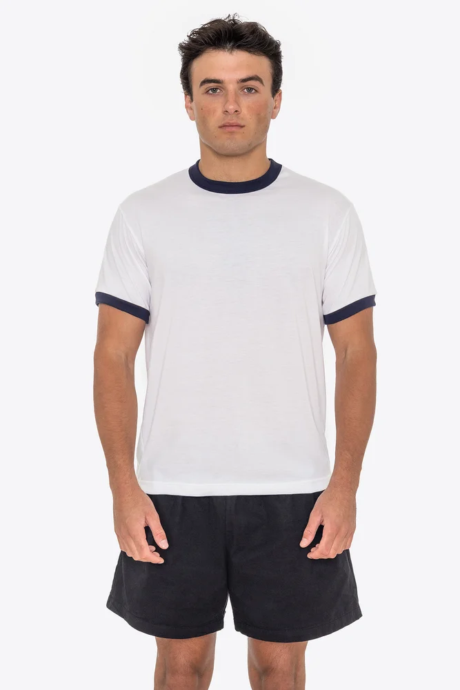 FF410 - Mens Poly Cotton Ringer