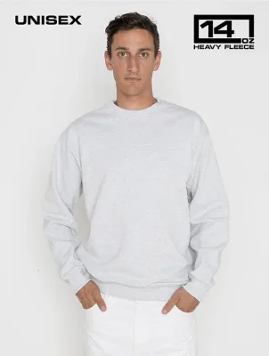 HF-07 - L/S Heavy Fleece PO Crew 14 Oz