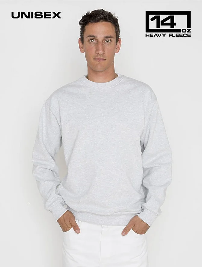 HF-07 - L/S Heavy Fleece PO Crew 14 Oz