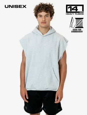 HF-08 - Sleeveless Hood Pullover 14oz