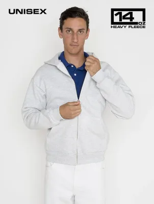 HF-10 - L/S Heavy Fleece Zip Up 14 Oz