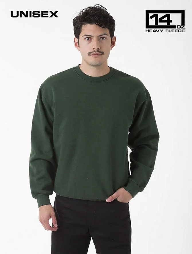 HF07GD - L/S Heavy Fleece PO Crew 14 Oz
