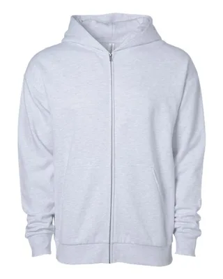 IND280ZIP - Unisex Avenue Midweight Full-Zip Hooded Sweatshirt