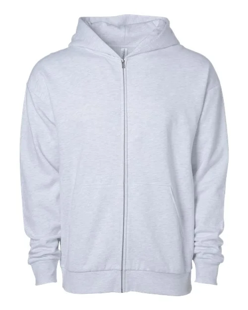 IND280ZIP - Unisex Avenue Midweight Full-Zip Hooded Sweatshirt