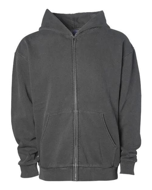 IND420ZIP - Unisex Mainstreet Heavyweight Full-Zip Hooded Sweatshirt