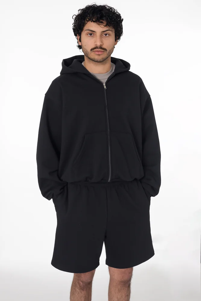 MWF10 - Mid-Weight Crop Zip Hoodie