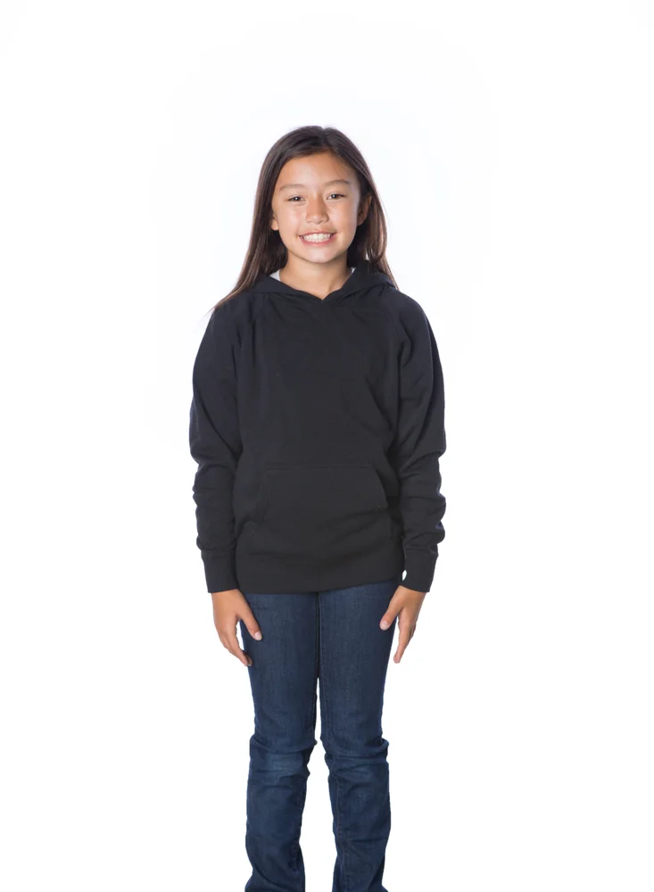 PRM15YSB - Youth Lightweight Special Blend Raglan Hooded Sweatshirt