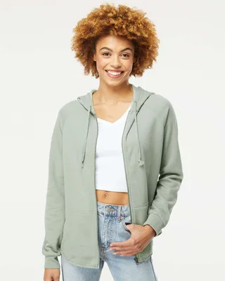 PRM2500Z - Women's California Wave Wash Full-Zip Hooded Sweatshirt