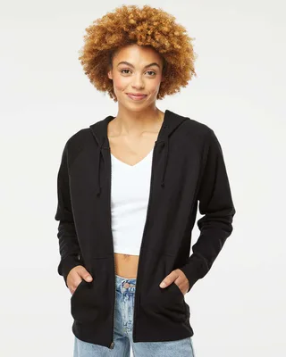 PRM33SBZ - Unisex Special Blend Raglan Full-Zip Hooded Sweatshirt