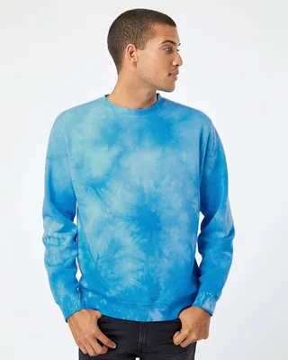 PRM3500TD - Unisex Midweight Tie-Dyed Crewneck Sweatshirt