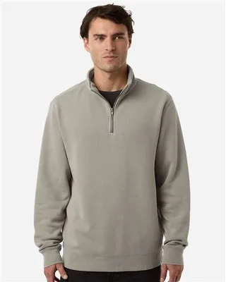 PRM4600QZ - Unisex Pigment-Dyed Quarter-Zip Pullover
