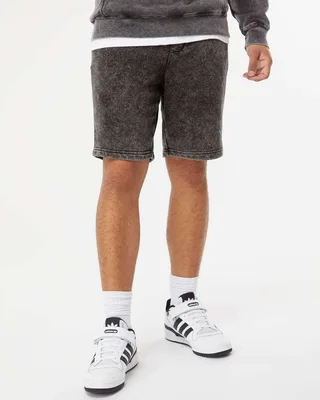 PRM50STMW - Unisex Mineral Wash Fleece Shorts