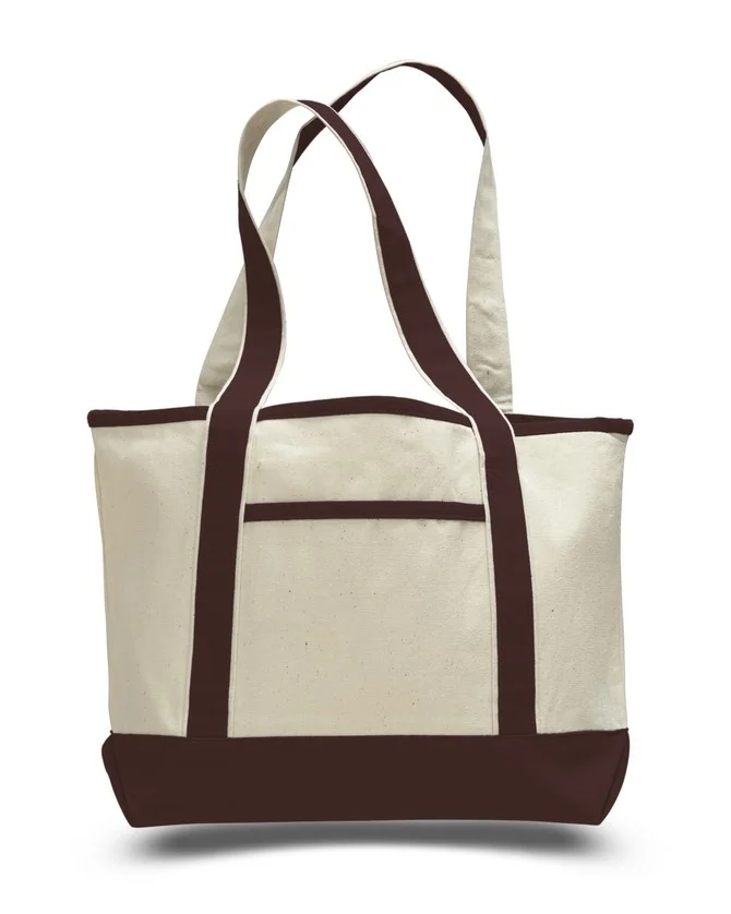 Q125800 - Small Canvas Deluxe Tote Bag
