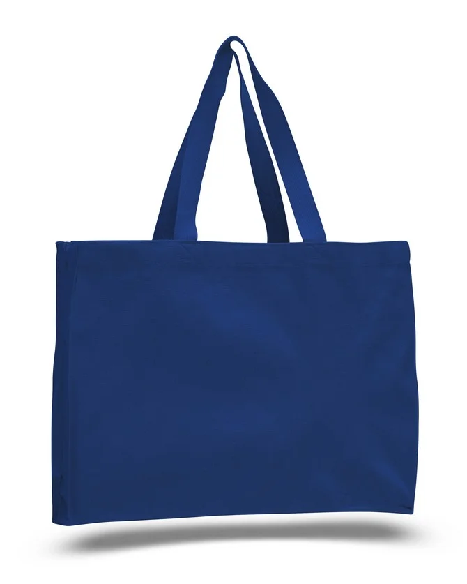 Q750 - Canvas Gusset Tote Bag