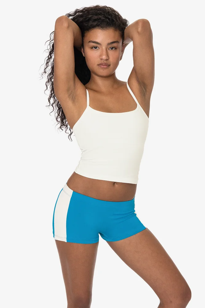 RNT532 - NYLON TRICOT 2-TONE MINI SHORT