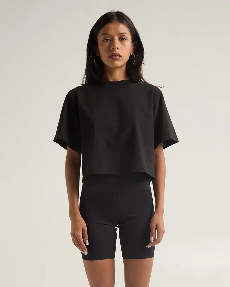 SHGDC - Women's Garment-Dyed Crop T-Shirt