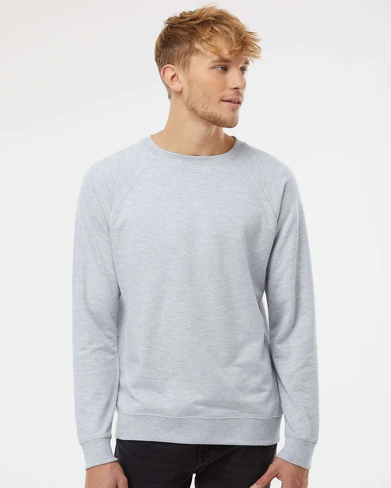 SS1000C - Unisex Icon Lightweight Loopback Terry Crewneck Sweatshirt