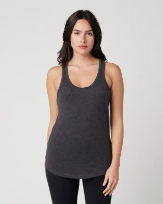 LC7706 - Racerback Scallop-Bottom Tank Top