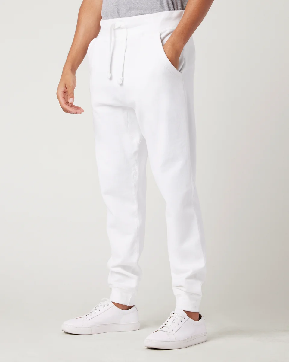 M7580 - Premium Fleece Jogger Pants w/ Rib Crotch Gusset