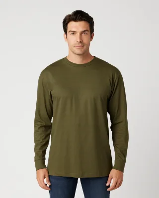 MC1182 - Premium Fitted Longsleeve Crew with Cuff